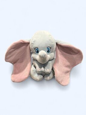 Disney Gray & Pink Dumbo Plush Elephant Toy